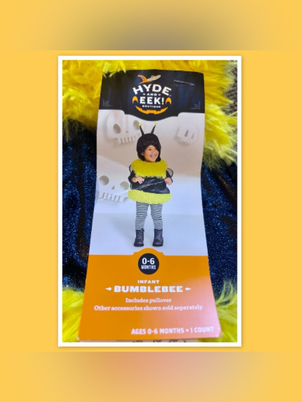 Hyde & EEK! Boutique Infant  Bumblebee Costume ~ Size 0-6 Mo.